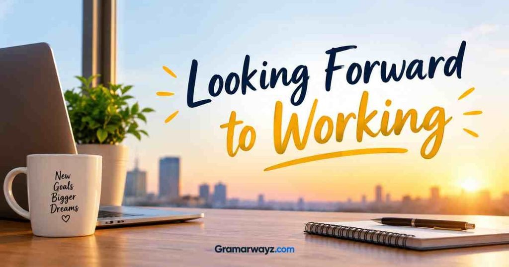 Looking Forward To Working