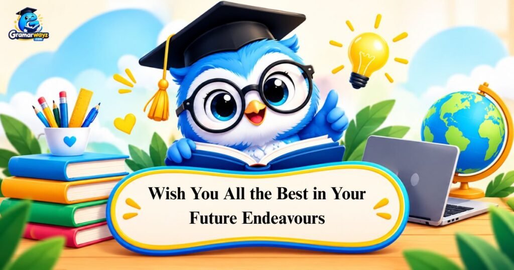 Wish You All The Best In Your Future Endeavours