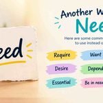Another Word For Need