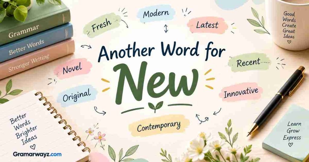 Another Word For New